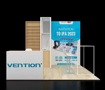 10x10 vendor booth