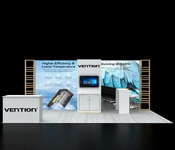 Creative 10 x 20 booth design for trade shows