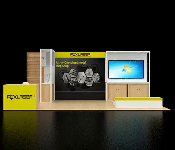 10x20 trade show booth rental