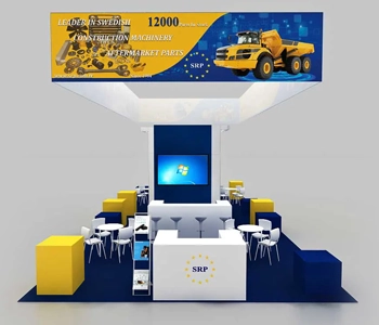 20x40 trade show booth rental design