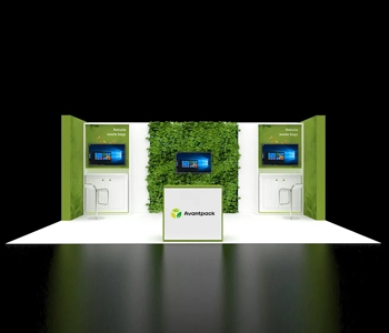 10x20 trade show booth rental for professional events