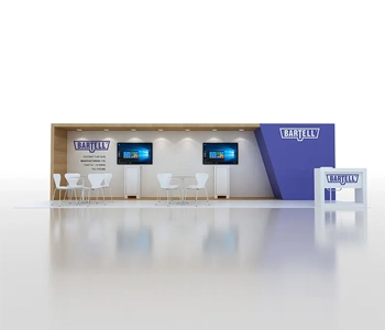 High-impact 10x30 trade show display