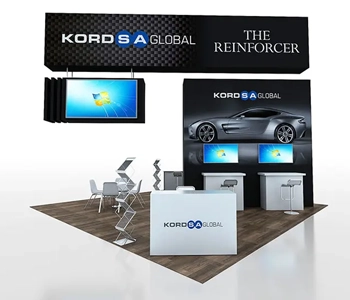 Innovative 20x20 trade show exhibits