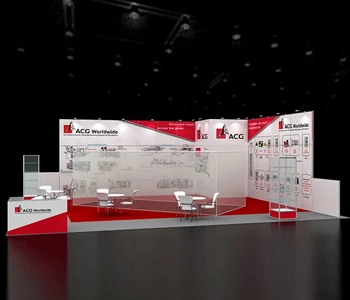 30x30 trade show booth