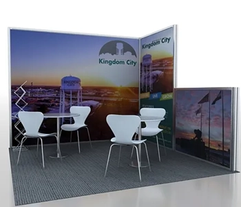 Innovative 10x10 booth design for trade shows