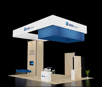 20x30 trade show booth rental design