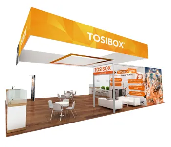 Unique 30x40 trade show booth ideas